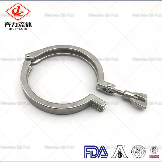 Stainless Steel Sanitary Heavy Duty Clamp China Tri Clover Sanitary