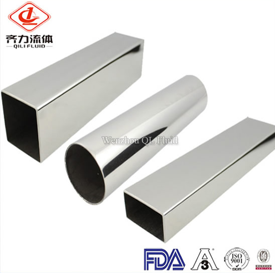 Sanitary Stainless Steel Pipe Fitting Square Tube China Food Grade