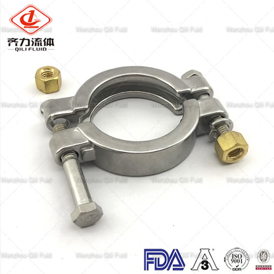 Sanitary Stainless Steel Bolted Clamp 13MHP, China tri clover fittings ...